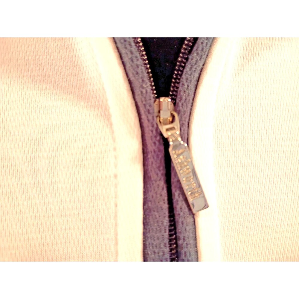 PGA Golf Club Emblem Ashworth White Tank Quarter Zip Women's Size L Polo Pima - Picture 3 of 9